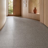 Dalle de terrazzo en pierre naturelle faite à la main, revêtement de sol en terrazzo architectural commercial, matériau de décoration intérieure moderne