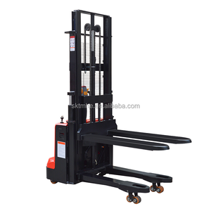 Apilador Eléctrico de Paletas de Doble Elevación de 1500 kg, Altura de Elevación de 1600-3500 mm, Montacargas para Pasillos Estrechos, Fácil Operación - Product Image 1