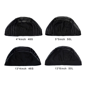 1 Pezzo Cappello a Rete con Linea Bianca, Cappello a Cupola Senza Colla con Guida per Principianti, Cappello a Rete per Realizzare Parrucche - Product Image 3