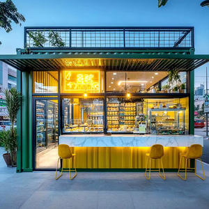 Suministro Directo de Fábrica: Contenedor Desplegable de 20 Pies, Cafetería, Panel Sándwich, Casa Modular Prefabricada, Restaurante Móvil <span class=keywords><strong>en</strong></span> Venta - Product Image 3