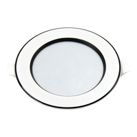 Spot LED encastré à trois couleurs, mince, à intensité variable, pour salles de bain, en aluminium, décoration intérieure, plafonnier, nouveau