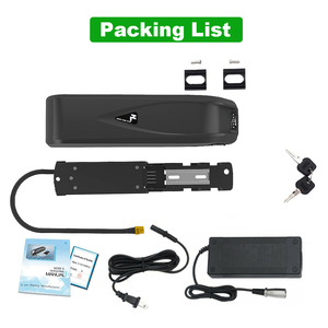 Batterie de vélo électrique au lithium 36V 48V 52V 13Ah 20Ah 750W 500W 1000W 1500W Kit de batterie de vélo électrique - Product Image 6