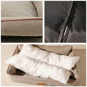 Luxe Canvas Huisdierenbed Groot Kauwbestendig Extra Hondenbedden Waterdicht En Bijtbestendig Hondenbed - Product Image 3
