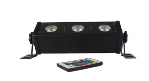 DMX Tường Máy Giặt Mặt Tiền Rgbwya 6in1 3Pcs Tuyến Tính Thanh Ánh Sáng Với Điều Khiển Từ Xa - Product Image 5