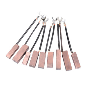 แปรงถ่านคาร์บอน J204 ขนาด 12x12x32 มม. ทองแดงสูง 8x10x32 มม. สำหรับอะไหล่เครื่องกำเนิดไฟฟ้าเบนซิน - Product Image 1