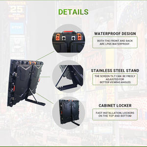 Tentech 2024 960 Fijo Gran Cartelera publicitaria Señalización digital Video al aire libre Videotron Panel de pared Pantallas Pantalla LED - Product Image 3