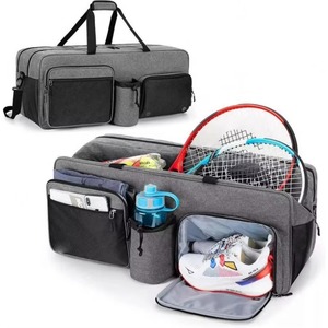 Échantillon gratuit, sac de tennis à bandoulière imperméable personnalisé OEM BSCI, sac de raquette de tennis de table, sac de raquette de badminton - Product Image 2