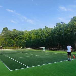 Fabricante JS, alfombra de césped, relleno de fútbol, césped de fútbol sintético de 50mm de altura, césped artificial para estadio de fútbol estándar - Product Image 1