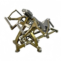 Appareil de musculation professionnel à charge de plaques pour exercices de force : Presse à épaules assise et Machine à Pec Fly inclinée