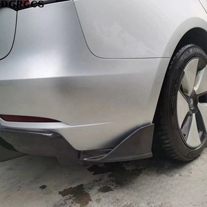 For <b>Model</b> S New Energy Vehicle Style Carbon Fiber Rear Lip Rear Diffuser Bumper Lip - Product Image 5