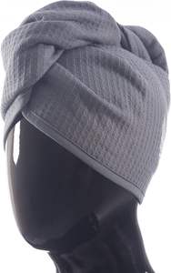 <span class=keywords><strong>Serviette</strong></span> turque en coton 100% SELARUS, séchage rapide, anti-frisottis, en nid d'abeille, <span class=keywords><strong>pour</strong></span> femmes, turban non en microfibre, 1 paquet, 10x26 pouces - Product Image 2