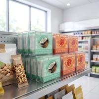 Boîte en plastique haute transparence pliable, boîte en plastique PET pliable de haute qualité pour l'emballage de cadeaux, vente en gros disponible