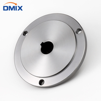 DMIX Haute Précision 130mm 45 #   Bride de montage polie en acier au carbone pour adaptateur de broche à connexion stable pour tour CNC