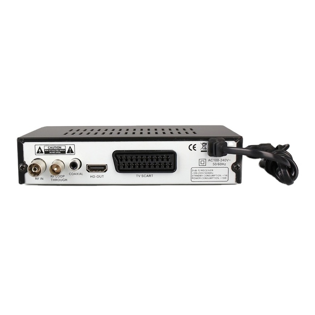 Indonesia DVB-T2 HD Digital Terrestrial Receiver Quad Core Scart H.264 H.265 DVB T2 Set-Top Box with 1 Year Warranty