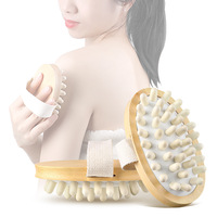 Cojín de aire Masajeador de madera natural Cepillo corporal Ducha Cepillo de masaje de cuerpo completo Mejor masajeador cervical de spa