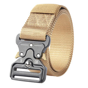 Logo personnalisé classique 3.8cm 4.3cm de large ceinture de service en tissu extérieur meilleure ceinture tactique en nylon pour hommes avec boucle à dégagement rapide - Product Image 2