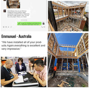 Fenêtres à battants en aluminium Rogenilan Villas Homes <span class=keywords><strong>avec</strong></span> isolation extérieure personnalisée, verre Low-e et moustiquaire - Product Image 6