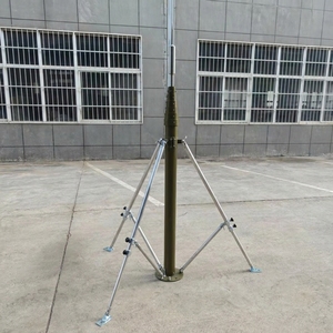 Mât télescopique manuel en alliage d'aluminium de 30 kg, sectionnel, pour support d'antenne <span class=keywords><strong>fouet</strong></span> pour surveillance radio - Product Image 4