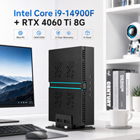 Mini PC de bureau Intel I9-14900F avec carte graphique dédiée RTX 4060Ti 8G, DDR5, PCIe 4.0, SSD, Mini PC de jeu, 2 HD, 2 DP pour station de travail