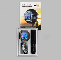 Montre connectée pour homme C41 Pro, navigation GPS, acier inoxydable, étanche IP68, écran 44-49 mm, suivi d'activité sportive, suivi de la musique