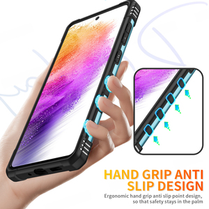 Funda de teléfono 3 en 1 con armadura gruesa de metal, con anillo de succión magnético, para <span class=keywords><strong>Samsung</strong></span> Galaxy A73, <span class=keywords><strong>A53</strong></span>, A33, 2022 - Product Image 5