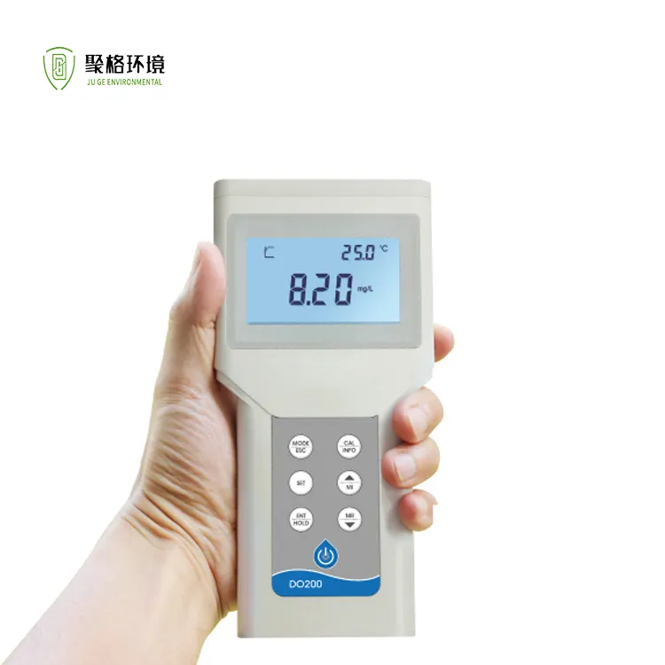 낚시 프레임 휴대용 휴대용 용해 산소 측정기 DO 테스터 수질 측정기