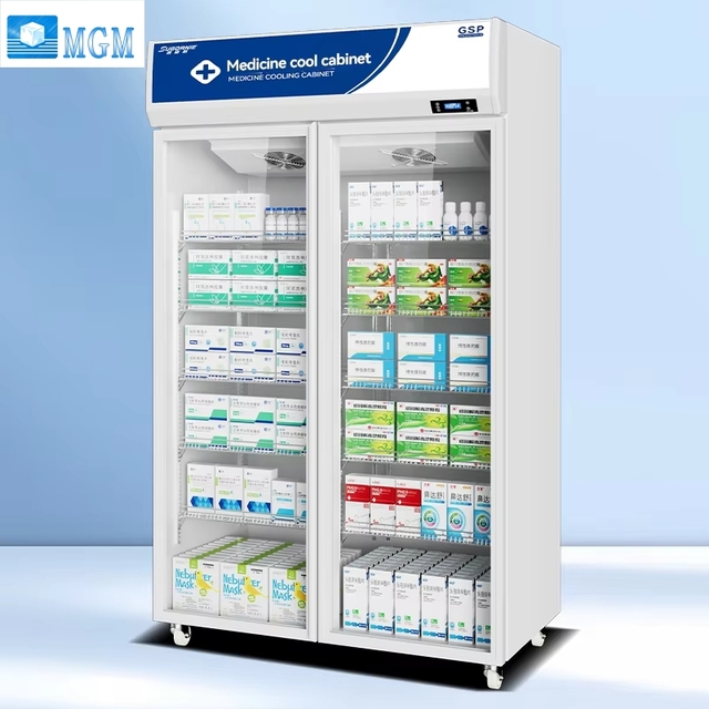 2-8 °c Cooler Laboratory Medical Drug Storage Refrigerator Vaccine Pharmaceutical Refrigerator for Hospital Pharmacy Lab Use
