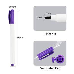 Pennarello Chirurgico Professionale KHY, Sterile, Non Tossico, Permanente, con Righello di Carta, Impermeabile, per Tatuaggi Medici - Product Image 3