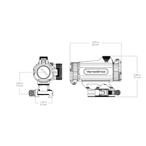 Nueva llegada Vector Optics Maverick-II 1x25 GenII <span class=keywords><strong>Sensor</strong></span> <span class=keywords><strong>de</strong></span> <span class=keywords><strong>movimiento</strong></span> Reflex Sight Red Dot Scope - Product Image 6