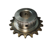 Pignon de chaîne à rouleaux industrielle 45 #   Pignon en acier à 4 branches 08B 10/11/12/13/14/15/16/17 OEM personnalisable haute vitesse longue durée de vie