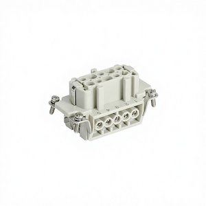 Connecteur Rectangulaire Robuste à Visser Mâle/Femelle ABS IP65 24 Broches pour Alimentation Électrique - Vente Flash 09330102701 09330102601 - Product Image 4