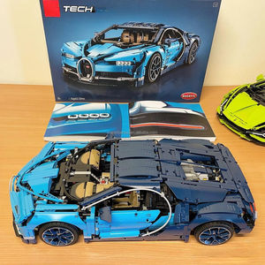 LOGOS TECHNICS Bugatti Chiron Blocs de construction LE GO Ensembles de blocs Château Vente en gros Série populaire Jouet seau Cadeau - Product Image 5