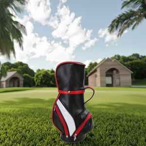 Bolsa de Vino de Golf Personalizada de Cuero PU Auténtico de Primera Calidad, Impermeable, Mini Bolsa de Regalo de Lujo, Decorativa Roja de Japón y Corea del Sur, 34*12cm, Cierre de Cremallera - Product Image 5