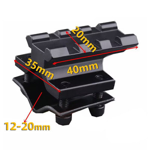 Phổ 20 mét siêu-cấu hình thấp kẹp gắn kết cho phạm vi/Laser/đèn pin-Phù hợp với 12-20 mét ống & <span class=keywords><strong>Picatinny</strong></span> phụ kiện - Product Image 2