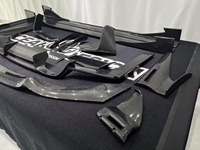 Pour BMW M3 M4 F80 F82 Kit de carrosserie en fibre de carbone M3 M4 F80 F82 mise à niveau Style MAD diffuseur de lèvre avant en fibre de carbone becquet