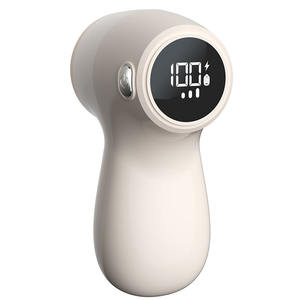 Removedor de pelusas inteligente recargable con pantalla LED para suéteres de punto, uso doméstico, M8 Morandi Beige Púrpura - Product Image 3