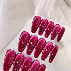 Kudan Jelly-Ensemble de vernis à ongles en gel <span class=keywords><strong>rouge</strong></span> à paillettes pour ongles de Noël, <span class=keywords><strong>manucure</strong></span> et Nail Art DIY à la maison - Product Image 5