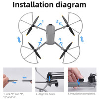Protection d'hélice ultra-légère Protection de lame Protection Anti Collision Ring Props Drone Accessoires pour DJI Air 3