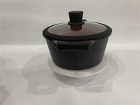 Ensemble de casseroles professionnel personnalisé, design minimaliste écologique, 5 pièces, en alliage d'aluminium, antiadhésif, compatible four et lave-vaisselle