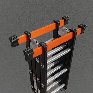 Échelle transformable multifonction <span class=keywords><strong>8</strong></span>-en-1 en acier au carbone, certifiée EN131 - Product Image 3