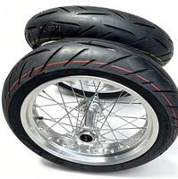 Ensemble de pneus anti-crevaison de 17 pouces pour SurRon Ultra Bee 100/80-17, pneus tout-terrain à crampons haute résistance 2026