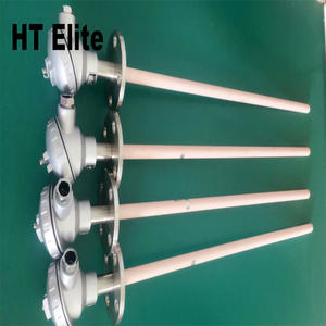 เซ็นเซอร์วัดอุณหภูมิแบบป้องกันการระเบิด ชนิดเทอร์โมคัปเปิลสีเงิน พร้อมตัวส่งสัญญาณอุณหภูมิในตัว - Product Image 1