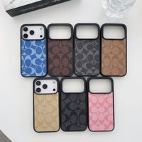 Coque de téléphone tendance à rayures pour iPhone 18 17 16 15 Pro Max, design animalier de luxe, protection antichoc