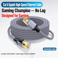 Câble réseau Gigabit Cat6, câble Ethernet RJ45 haute vitesse pour ordinateur, routeur, maison et ingénierie réseau