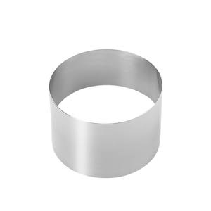 עוגת טבעת נירוסטה עובש עגול מוס גבינת עוגת עובש 8cm - Product Image 4