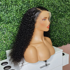 Perruques Lace Frontale Cheveux Humains <span class=keywords><strong>Afro</strong></span> Crépus Bouclés de 8 à 30 Pouces, Vierge HD Transparente, Avec Baby Hair - Product Image 3