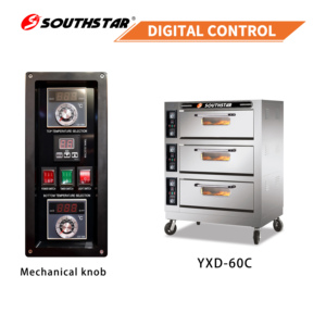 Four <span class=keywords><strong>à</strong></span> sole électrique Southstar 380V <span class=keywords><strong>à</strong></span> 3 niveaux avec vapeur et <span class=keywords><strong>pierre</strong></span> <span class=keywords><strong>réfractaire</strong></span> pour la cuisson de pizzas, maïs et fruits - Prix compétitif - Product Image 2