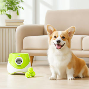 Toptan yeni otomatik Pet interaktif oyuncak-sürdürülebilir köpek topu atma makinesi, tenis topu başlatıcısı yürüyüş için - Product Image 5
