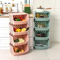 Многоуровневый стеллаж для сушки посуды, хранения фруктов, овощей и игрушек