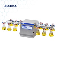 BIOBASE-coctelera ajustable para laboratorio de SK-W810, agitador de muñeca con 12 frascos, velocidad de 50-600rpm